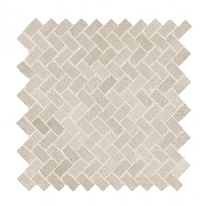 Piastrella mosaico beige effetto cemento 30x30 cm