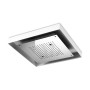 AQUAELITE MODULA SOFFIONE A INCASSO A CONTROSOFFITTO 52X52CM C/2COLONNE D'ACQUA