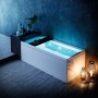 NOVELLINI DIVINA 35 WHIRLPOOL VASCA C/TELAIO C/IDROMASSAGGIO 160x70