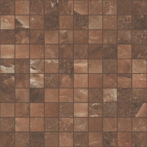 CERIM ROCK SALT MOSAICO HAWAIIAN RED NATURALE 30X30