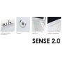 NOVELLINI SENSE 3 2.0 HYDRO PLUS CON PANNELLI 180X80