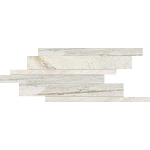 FLORIM - FLOOR GRES WALKS/1.0 MODULO LISTELLO SFALSATO WHITE NATURALE 21X40